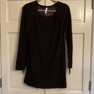 Black long sleeve sweater